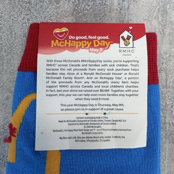 2025 McHappy Days Socks McNugget Buddies Brand New - Picture 2 of 3